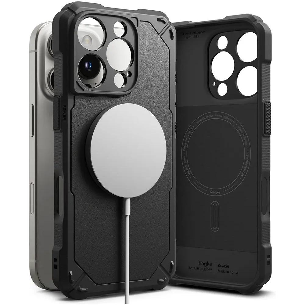 Hurtownia GSM - Ringke Strapabíró Felszerelés Magnetic MagSafe Apple iPhone 16 Pro Max Fekete - RGK11660 - {ean13} - Hurt