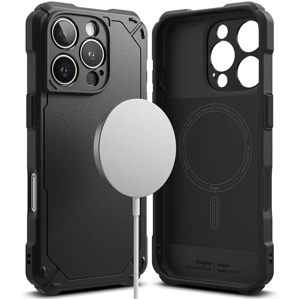 Hurtownia GSM - Ringke Strapabíró Felszerelés Magnetic MagSafe Apple iPhone 16 Pro Max Fekete - RGK11660 - {ean13} - Hurt