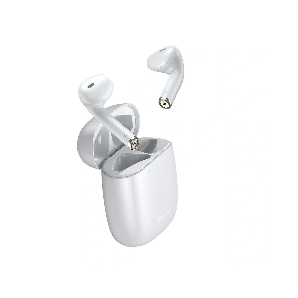 Hurtownia GSM - Bezprzewodowe słuchawki Baseus Encok W04 TWS, Bluetooth 5.0 (białe) - BSU1191WHT - {ean13} - Hurt