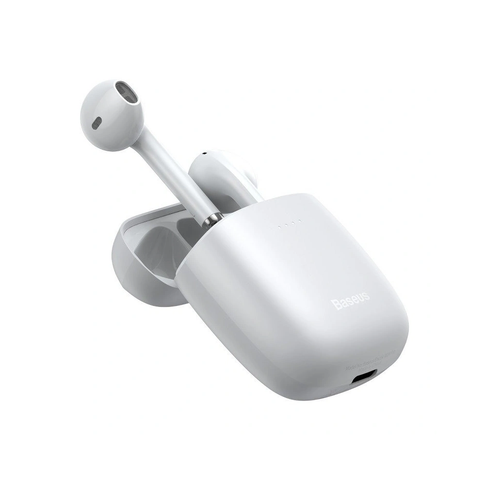 Hurtownia GSM - Bezprzewodowe słuchawki Baseus Encok W04 TWS, Bluetooth 5.0 (białe) - BSU1191WHT - {ean13} - Hurt