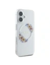 Wholesale Guess GUHMP16MHFWFCT Apple iPhone 16 Plus hardcase IML Flowers Wreath MagSafe transparent - GUE3638 - {ean13} - Hurt