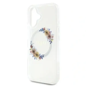 Hurtownia GSM - Guess GUHMP16MHFWFCT Apple iPhone 16 Plus hardcase IML Virágkoszorú MagSafe átlátszó - GUE3638 - {ean13} - Hurt