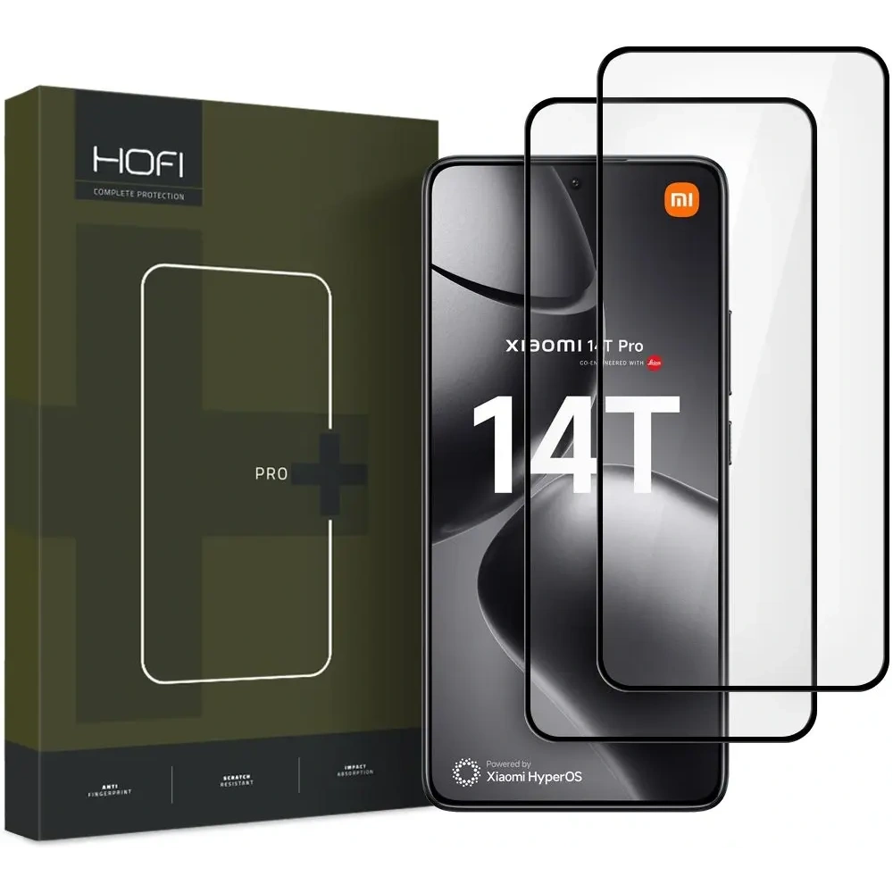 Wholesale Hofi Glass Pro+ Xiaomi 14T / 14T Pro Black [2 PACK] - HOFI555 - {ean13} - Hurt