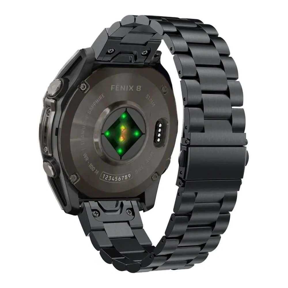Hurtownia GSM - Náramek Tech-Protect Stainless Garmin Fenix 5 / 6 / 6 Pro / 7 / 8 47mm / E Black - THP3316 - {ean13} - Hurt