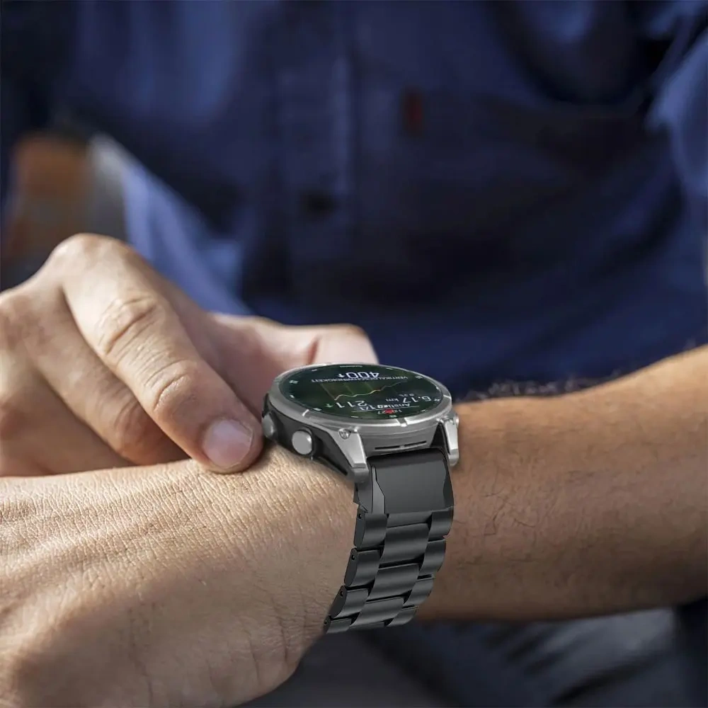 Hurtownia GSM - Náramek Tech-Protect Stainless Garmin Fenix 5 / 6 / 6 Pro / 7 / 8 47mm / E Black - THP3316 - {ean13} - Hurt
