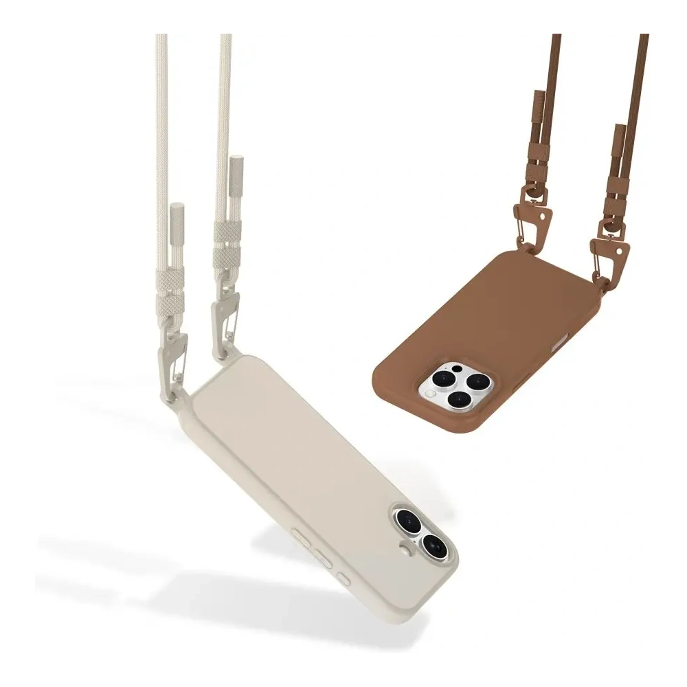 Etui Tech-Protect Magnecklace MagSafe Apple iPhone 15 Pro Chocolate Brown