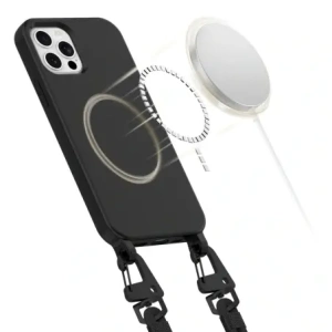 Hurtownia GSM - Etui Tech-Protect Magnecklace MagSafe Apple iPhone 12 / 12 Pro černé - THP3335 - {ean13} - Hurt