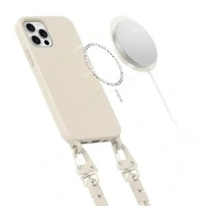 Hurtownia GSM - Etui Tech-Protect Magnecklace MagSafe Apple iPhone 12 / 12 Pro Cosmic Latte - THP3336 - {ean13} - Hurt