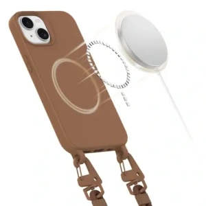 Hurtownia GSM - Etui Tech-Protect Magnecklace MagSafe Apple iPhone 14 čokoládově hnědá - THP3339 - {ean13} - Hurt