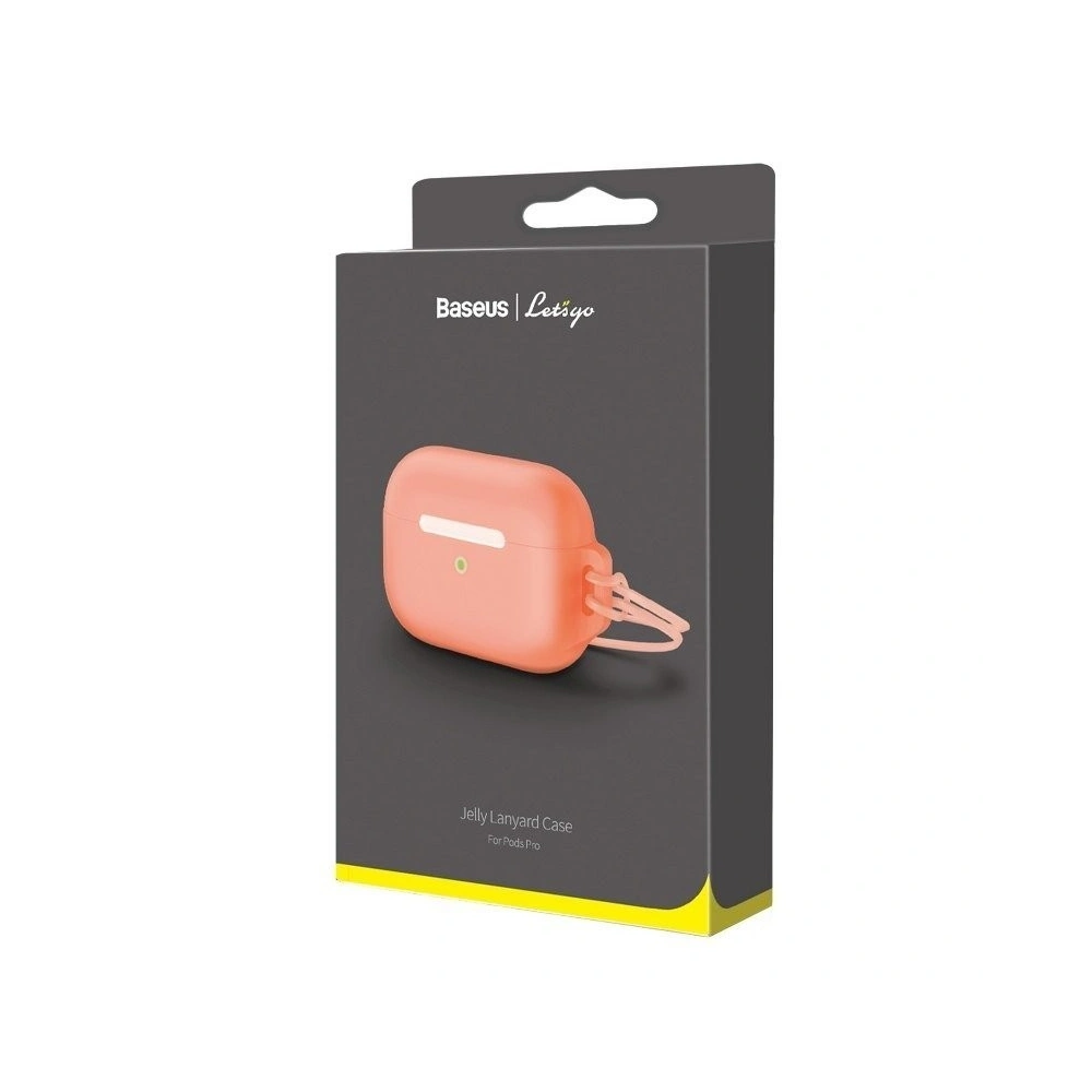 Hurtownia GSM - Etui Baseus Let's go Jelly Lanyard Apple AirPods Pro (orange) - BSU1196ORG - {ean13} - Hurt