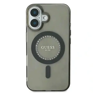 Hurtownia GSM - Guess GUHMP16MPFTDTEK Apple iPhone 16 Plus keménytok IML Ragyogók MagSafe fekete - GUE3639 - {ean13} - Hurt