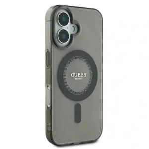 Hurtownia GSM - Guess GUHMP16MPFTDTEK Apple iPhone 16 Plus keménytok IML Ragyogók MagSafe fekete - GUE3639 - {ean13} - Hurt