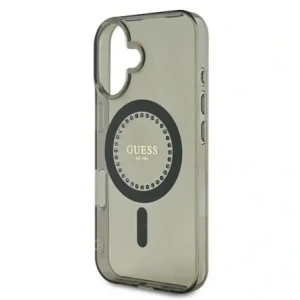 Hurtownia GSM - Guess GUHMP16MPFTDTEK Apple iPhone 16 Plus keménytok IML Ragyogók MagSafe fekete - GUE3639 - {ean13} - Hurt