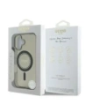 Wholesale Guess GUHMP16MPFTDTEK Apple iPhone 16 Plus hardcase IML Rhinestones MagSafe black - GUE3639 - {ean13} - Hurt
