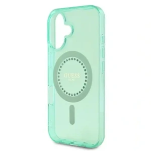 Hurtownia GSM - Guess GUHMP16MPFTDTEN Apple iPhone 16 Plus kemény tok IML Ragyogók MagSafe zöld - GUE3640 - {ean13} - Hurt