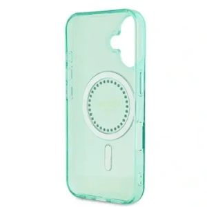 Hurtownia GSM - Guess GUHMP16MPFTDTEN Apple iPhone 16 Plus kemény tok IML Ragyogók MagSafe zöld - GUE3640 - {ean13} - Hurt