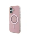 Hurtownia GSM - Guess GUHMP16MPFTDTEP Apple iPhone 16 Plus kemény tok IML Ragyogók MagSafe rózsaszín - GUE3641 - {ean13} - Hurt