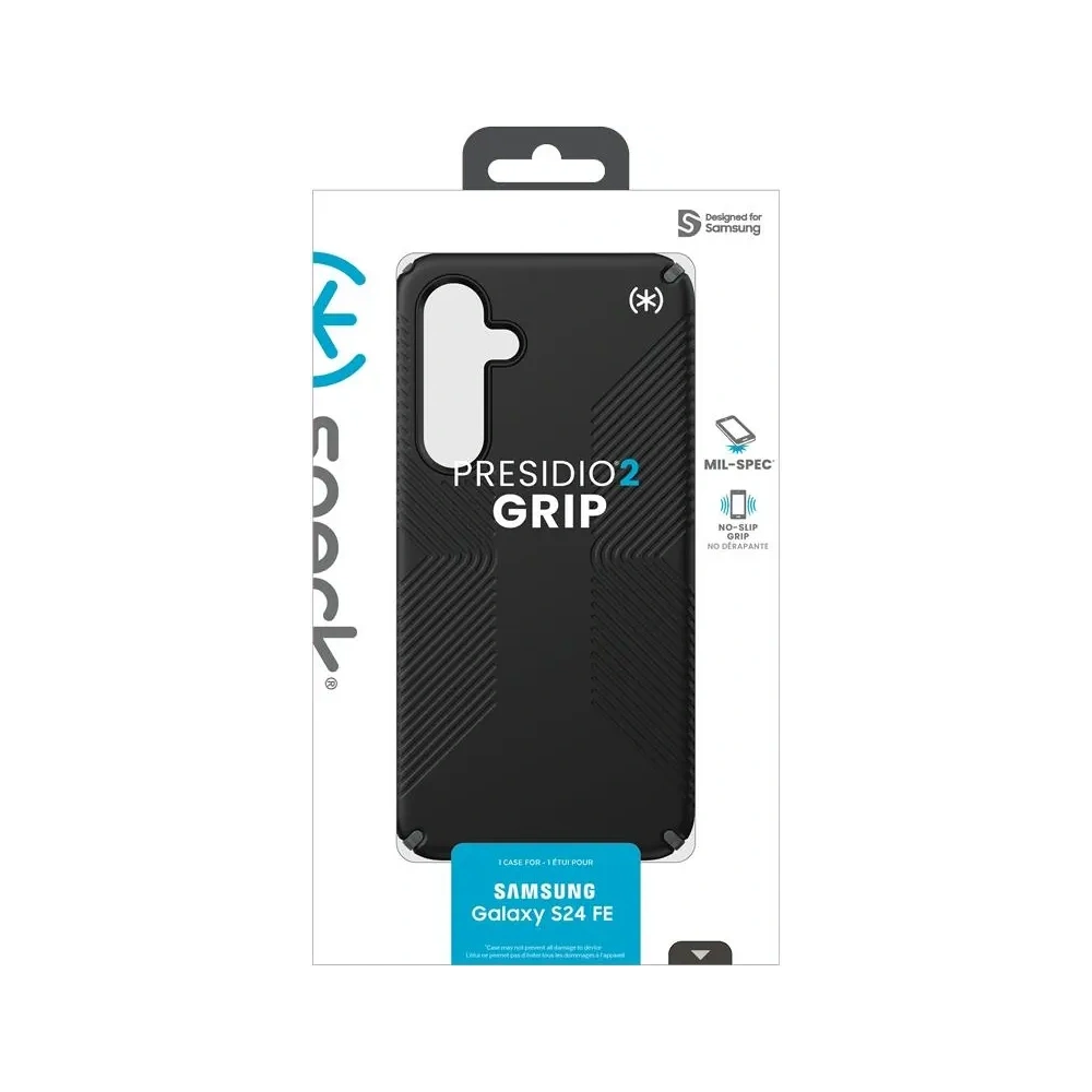 Hurtownia GSM - Etui Speck Presidio2 Grip Samsung Galaxy S24 FE (Černá/Antracitově šedá/Bílá) - SPK699 - {ean13} - Hurt