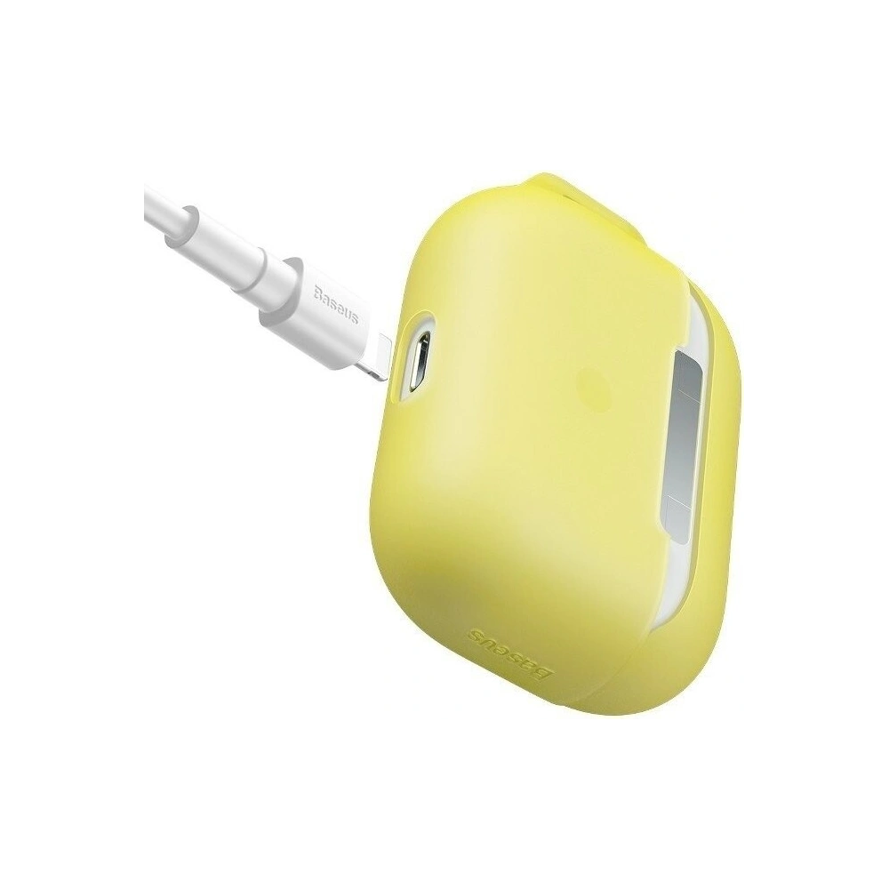 Hurtownia GSM - Etui Baseus Let's go Jelly Lanyard Apple AirPods Pro (żółte) - BSU1198YEL - {ean13} - Hurt