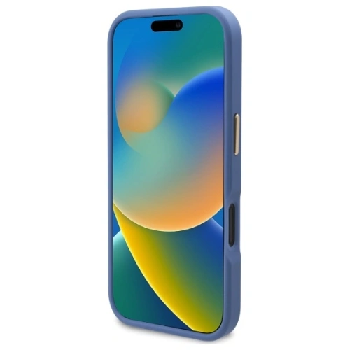 Etui Guess GUHMP16MU4GPRB Apple iPhone 16 Plus hardcase 4G Logo Plate MagSafe niebieski/blue