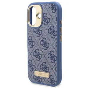 Wholesale Guess GUHMP16MU4GPRB Apple iPhone 16 Plus hardcase 4G Logo Plate MagSafe blue - GUE3642 - {ean13} - Hurt