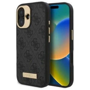Wholesale Guess GUHMP16MU4GPRK Apple iPhone 16 Plus hardcase 4G Logo Plate MagSafe black - GUE3643 - {ean13} - Hurt