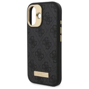 Wholesale Guess GUHMP16MU4GPRK Apple iPhone 16 Plus hardcase 4G Logo Plate MagSafe black - GUE3643 - {ean13} - Hurt