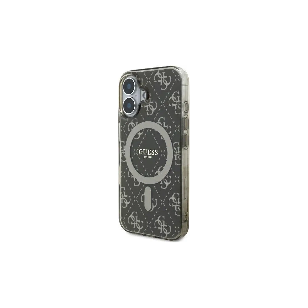 Hurtownia GSM - Guess GUHMP16SH4DTEW Apple iPhone 16 Hardcase IML 4G Hintergrund MagSafe braun - GUE3645 - {ean13} - Hurt