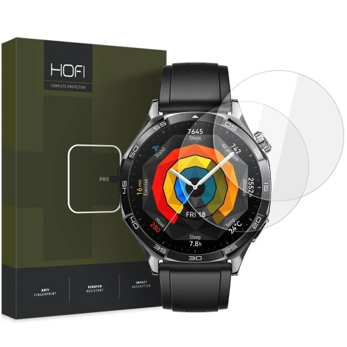 Szkło hartowane Hofi Glass Pro+ Huawei Watch GT 5 46mm Clear [2 PACK]