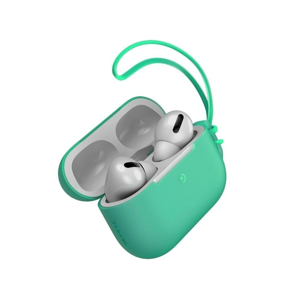 Hurtownia GSM - Etui Baseus Let's go Jelly Lanyard Apple AirPods Pro (zielone) - BSU1199GRN - {ean13} - Hurt