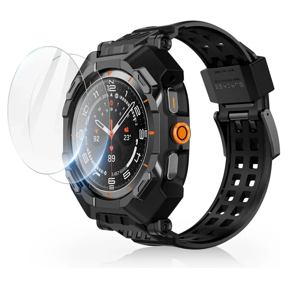 Hurtownia GSM - Supcase Unicorn Beetle Pro & Tempered Glass [2 PACK] Samsung Galaxy Watch Ultra 47mm Fekete - SPC470 - {ean13} - Hurt