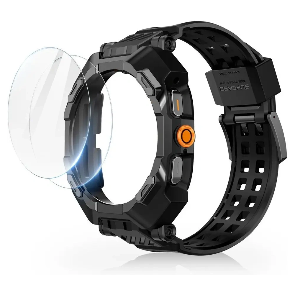 Hurtownia GSM - Etui Supcase Unicorn Beetle Pro & Tempered Glass [2 PACK] Samsung Galaxy Watch Ultra 47mm černé - SPC470 - {ean13} - Hurt