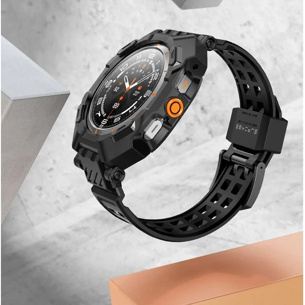 Hurtownia GSM - Etui Supcase Unicorn Beetle Pro & Tempered Glass [2 PACK] Samsung Galaxy Watch Ultra 47mm černé - SPC470 - {ean13} - Hurt