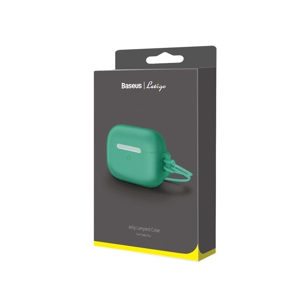 Hurtownia GSM - Etui Baseus Let's go Jelly Lanyard Apple AirPods Pro (zielone) - BSU1199GRN - {ean13} - Hurt