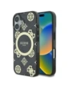 Hurtownia GSM - Guess GUHMP16SH4PYEEK Apple iPhone 16 Hardcase IML Pfingstrose Auf 4G Hintergrund MagSafe schwarz - GUE3646 - {ean13} - Hurt