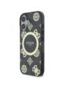 Hurtownia GSM - Guess GUHMP16SH4PYEEK Apple iPhone 16 Hardcase IML Pfingstrose Auf 4G Hintergrund MagSafe schwarz - GUE3646 - {ean13} - Hurt