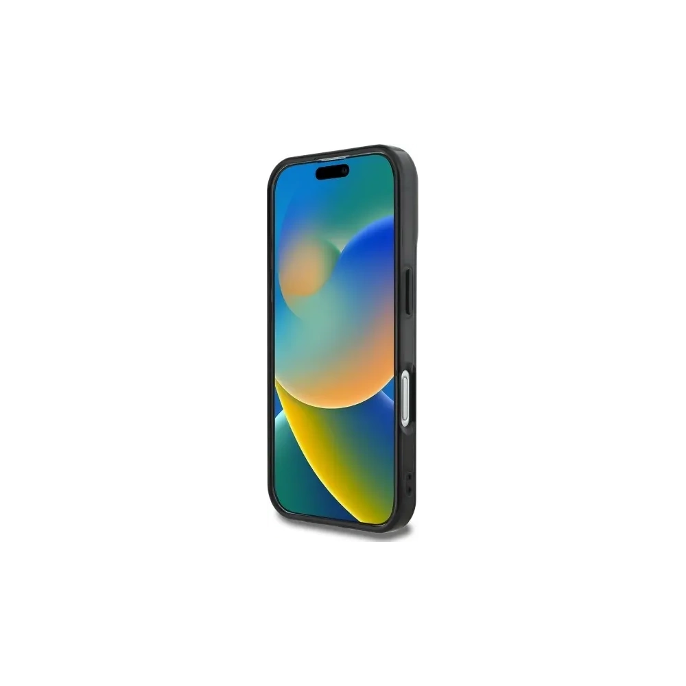 Hurtownia GSM - Guess GUHMP16SH4PYEEK Apple iPhone 16 Hardcase IML Pfingstrose Auf 4G Hintergrund MagSafe schwarz - GUE3646 - {ean13} - Hurt