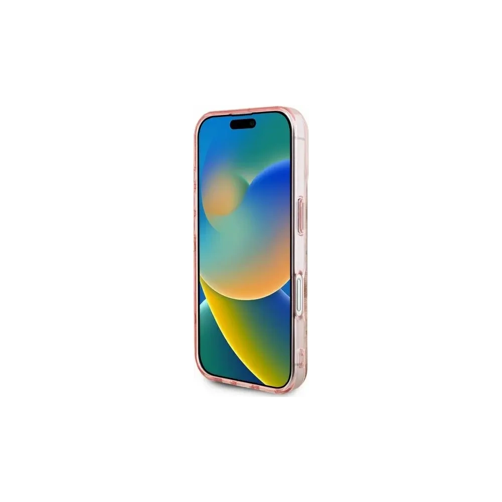 Hurtownia GSM - Guess GUHMP16SH4PYEEP Apple iPhone 16 kemény hátlap IML Peony 4G háttérrel MagSafe rózsaszín - GUE3647 - {ean13} - Hurt