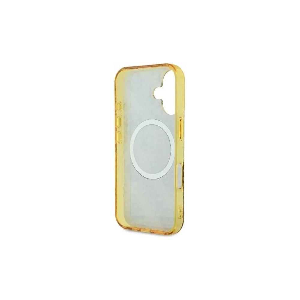 Hurtownia GSM - Etui Guess GUHMP16SH4PYEEW Apple iPhone 16 hardcase IML Peony On 4G Background MagSafe brązowy/brown - GUE3648 - {ean13} - Hurt