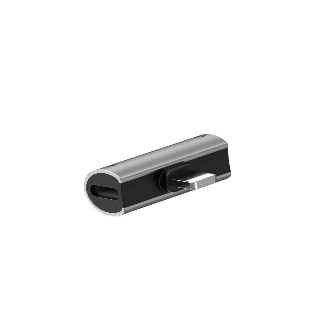 Wholesale Baseus iP Male to Dual iP Female Adapter L46 Silver-Black - BSU1203SLVBLK - {ean13} - Hurt