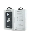 Wholesale Karl Lagerfeld KLHCP16MPGKLKCPK Apple iPhone 16 Plus hardcase Monogram Karl&Chaoupette Head Pin black - KLD21738 - {ean13} - Hurt
