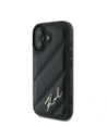 Hurtownia GSM - Karl Lagerfeld KLHCP16MPQDSMGK Apple iPhone 16 Plus husă din plastic cu model matlasat neagră - KLD21739 - {ean13} - Hurt