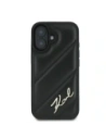 Hurtownia GSM - Karl Lagerfeld KLHCP16MPQDSMGK Apple iPhone 16 Plus husă din plastic cu model matlasat neagră - KLD21739 - {ean13} - Hurt
