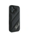 Hurtownia GSM - Karl Lagerfeld KLHCP16MPQDSMGK Apple iPhone 16 Plus husă din plastic cu model matlasat neagră - KLD21739 - {ean13} - Hurt