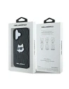 Etui Karl Lagerfeld KLHCP16SPGKLCHPK Apple iPhone 16 hardcase Monogram Choupette Head Pin czarny/black