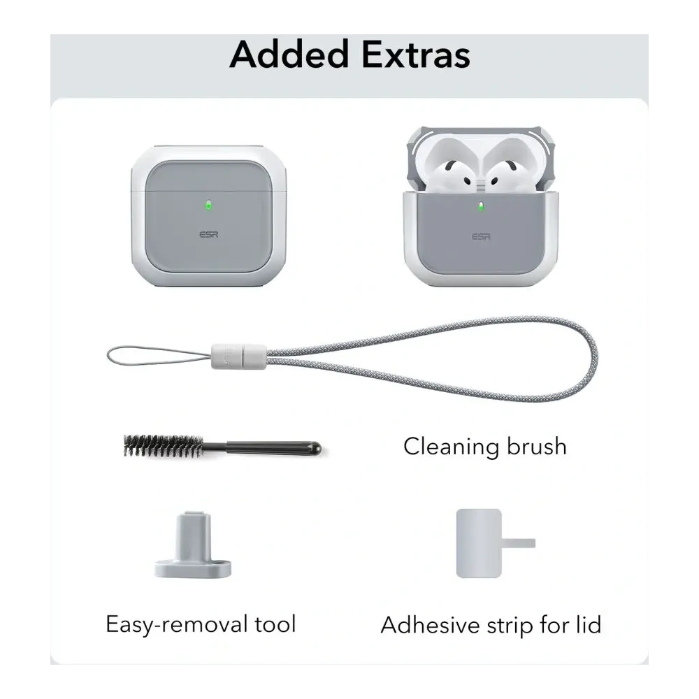 Wholesale ESR Orbit Halolock MagSafe Apple AirPods 4 White - ESR859 - {ean13} - Hurt