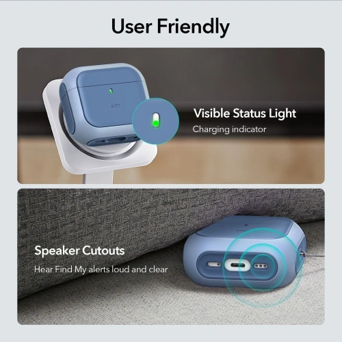 Etui ESR Orbit Halolock MagSafe Apple AirPods 4 Blue