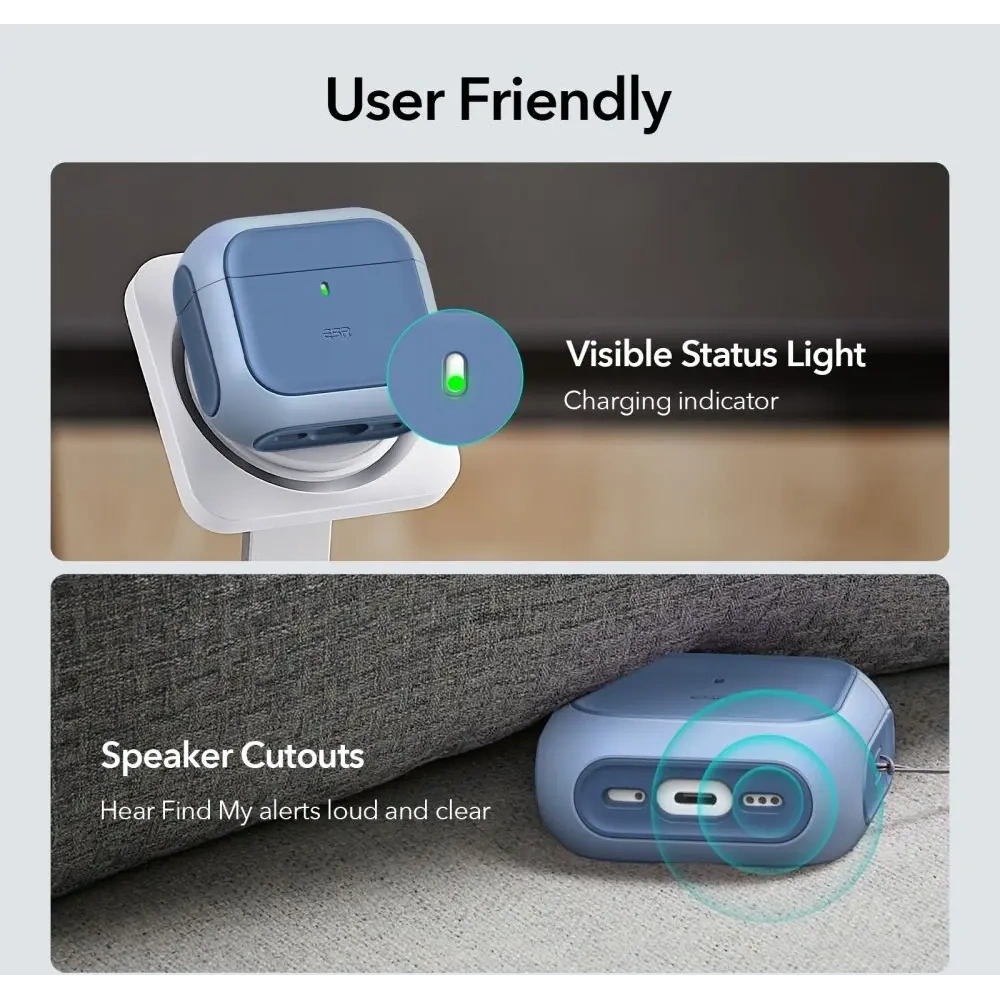 Hurtownia GSM - Etui ESR Orbit Halolock MagSafe Apple AirPods 4 Blue - ESR860 - {ean13} - Hurt