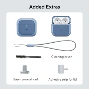 Hurtownia GSM - ESR Orbit Halolock MagSafe Apple AirPods 4 Albastre - ESR860 - {ean13} - Hurt