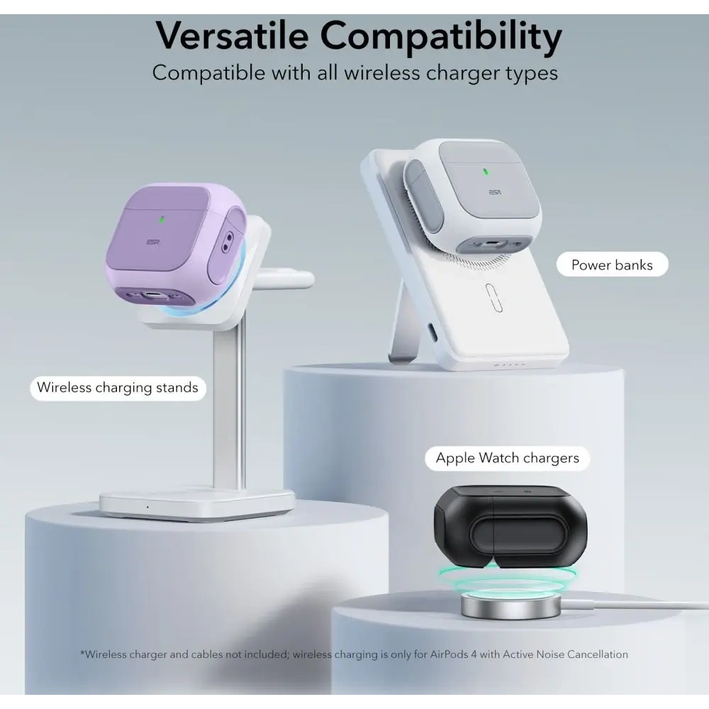 Wholesale ESR Orbit Halolock MagSafe Apple AirPods 4 Purple - ESR861 - {ean13} - Hurt